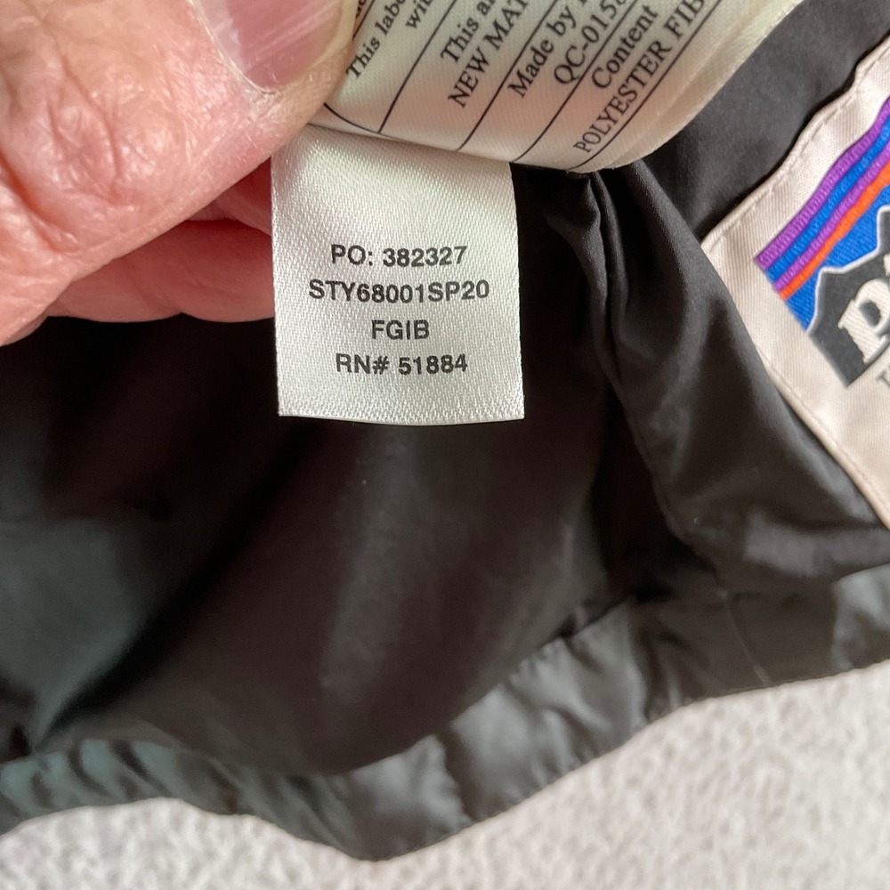 Patagonia Nano Puff Jacket Kids L 12 Grey Excellent Quilted Insulated 68001 - Picture 6 of 9